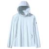 Summer ice silk sunscreen clothing men's outdoor fishing sunscreen clothing thin jacket women's UV protection quick-drying breathable skin clothing