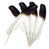 10Pcs Natural Plume White Black Turkey Feathers For Crafts Home Diy Feather Party Wedding Decoration Accessories 25-30Cm