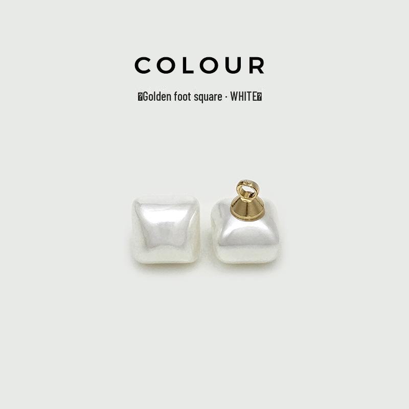 Круглые декоративные пуговицы для рубашки Cheongsam белого жемчуга