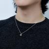 Ожерелье-пара Дисней Микки ЦЕЛУЮЩИЕСЯ 50 см DI-SN729CZ - Серебро 925 Двухцветный Комплект для Пар с Каменным Акцентом и Подарочной Коробкой