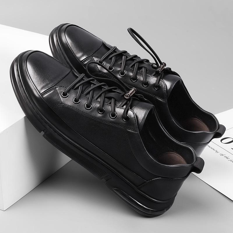 Мужская обувь из натуральной кожи высокого качества, повседневные модные кроссовки, мужская черная крокодиловая кожа, удобная роскошная мужская обувь