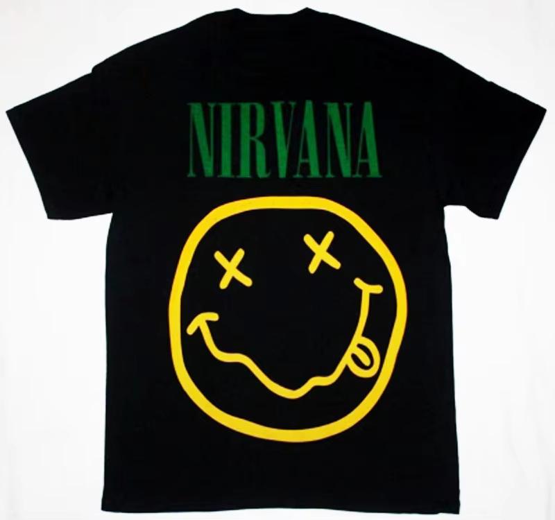 Kurt Cobain Warhol Warhol Pop Art NIRVANA Band TShirt Cotton Graphic Tee Unisex Women Summer Streetwear