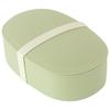 Ansio Bento Box, Fluffy and Easy To Clean, 650ml, Green, Made In Japan, Dishwasher and Microwave Safe