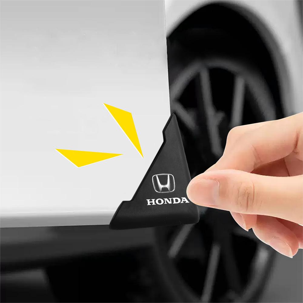 AAAKN1 2/4pcs Car Door Guard Edge Corner Protector Cover Scratch-proof Sticker For Honda Civic 10th 11th Gen Hrv Jazz City Fit Accord