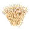100pcs Wedding Party Pearl Disposable Skewers Food Fruit Picks Bamboo Cocktail Buffet Cake Toothpick Wedding Birthday Supplies