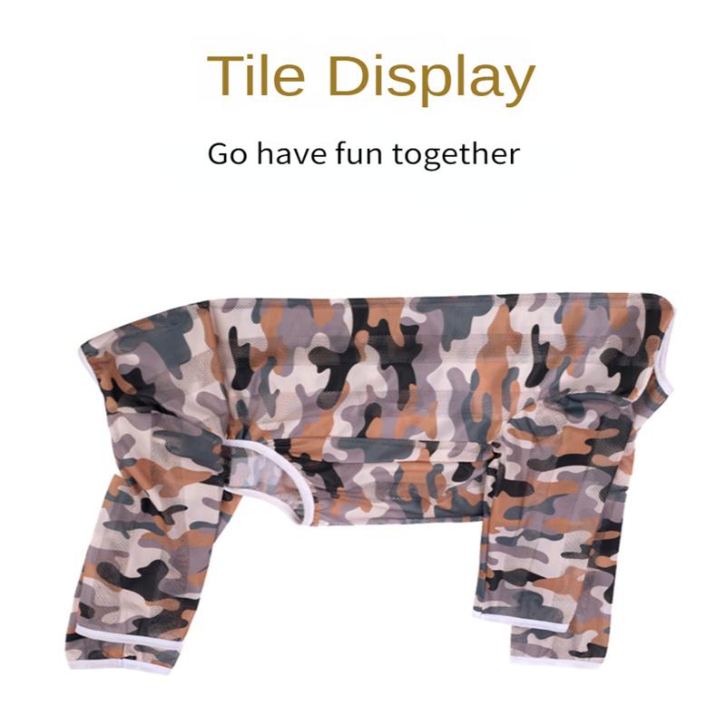 Одежда для больших собак, тонкий лабрадор, средние и крупные собаки, весенняя и летняя одежда, одежда для четвероногих собак от выпадения шерсти