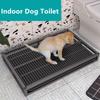 DogToilet Туалет для собак в помещении Туалет для собак из нержавеющей стали Лоток для крупных собак Туалеты для приучения Песочница Инструменты для уборки Товары для домашних животных