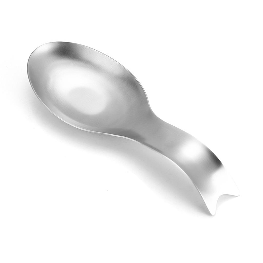 Dinnerware Heavy Duty Stainless Steel Spoon Rest Tableware Rack Spatula Stand Ladle Holder