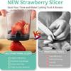 Слайсер для фруктов, слайсер для клубники, слайсер для бананов, слайсер для яиц, многофункциональный слайсер для фруктов, отсоединяемый, толщиной 50%, клубника, банан