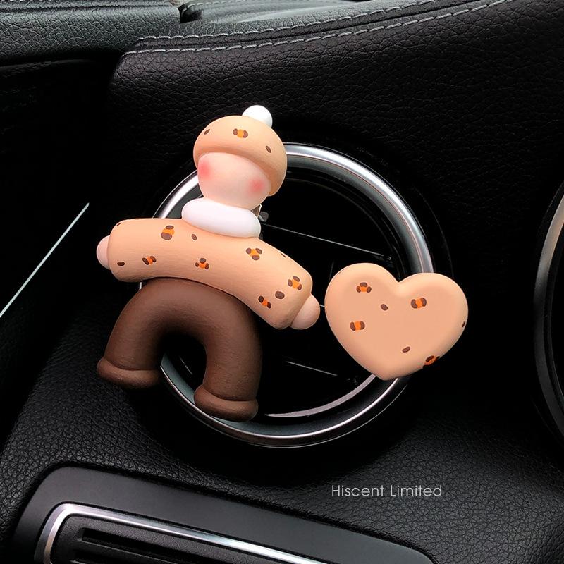 Cow Simple Villain Car Aromatherapy Perfume Car Trend Diffuser Stone Creative Car Decoration Ornament