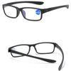 Горячие продажи унисекс очки пресбиопические очки анти-синий светоотражающие очки спортивная личность цвет двухцветная оправа