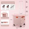 Exquisite Minimalist Shopping Cart Trolley Upgraded Magnetic Box Cover Retractable Folding Trolley