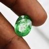 Natural Green Emerald Loose Gemstone 5.65ct Oval Cut for Jewelry Making and Gem Collections