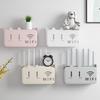 Wall-Mounted Router & Modem Organizer: Wireless WiFi Socket, TV Set-Top Box Shelf, Cable Storage Box