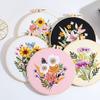 Needle Thread Flower Embroidery Embroidery Hoop Cross Stitch Kit  Home Decoration