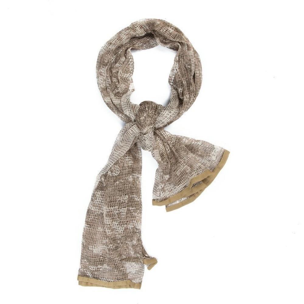 Camouflage Head Wrap Breathable Netting Neck Scarf Durable Mesh Scarf Outdoor Sports