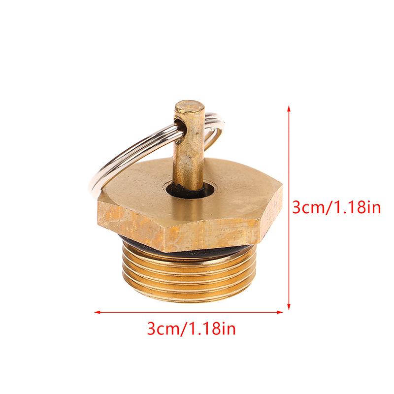 Superior Auto Parts- Type 151 Copper Plug Screw for Truck Air Tank Drain Valve Anti-rust Antifouling
