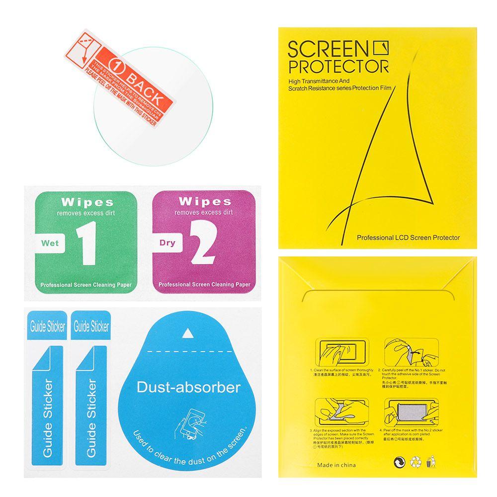 3pcs Clear 2.5D HD for Garmin Vivoactive 3 Protective Films Screen Protectors Tempered Glass