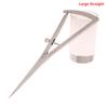 Dental Implant Bone Caliper Dental Crown Gauge Calipers Ruler Curved/Straight Head Dental Surgical Wax Bone Dental Instrument