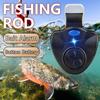 Electronic Fishing Bite Alarm With Led Light Sound Alert Universal Rod Clip Waterproof Lightweight Sensitive