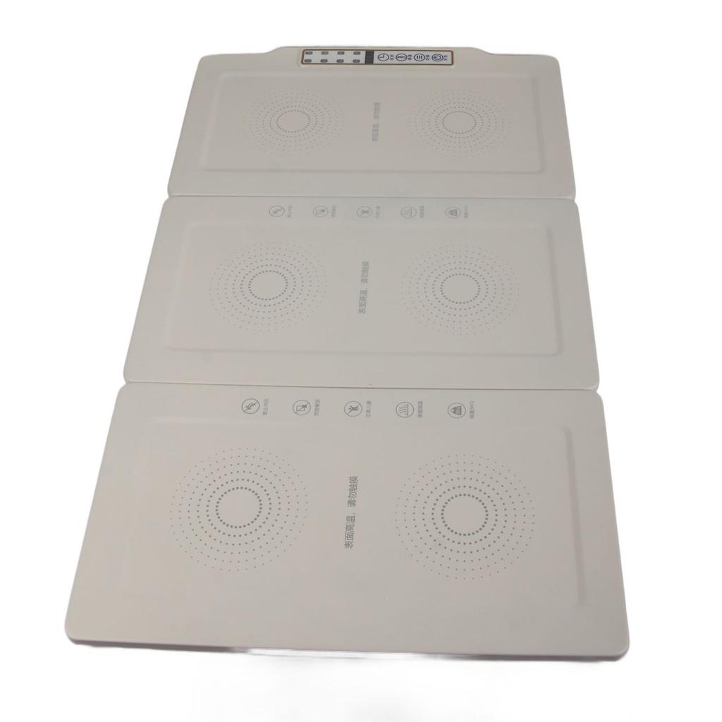 Food Warmer Tray Electric Warming 3 Trays Connect Foldable Detachable Multifunctional for Home