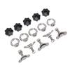 M8 x 35mm Stainless Steel Double Lug Threaded Stud Fitting Kit for Truck Bed Trailer   Control RV ATV
