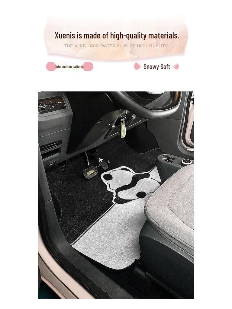 Коврики на пол с петлей из шелка для Wuling Hongguang MINI Macaron и Panda Bingo