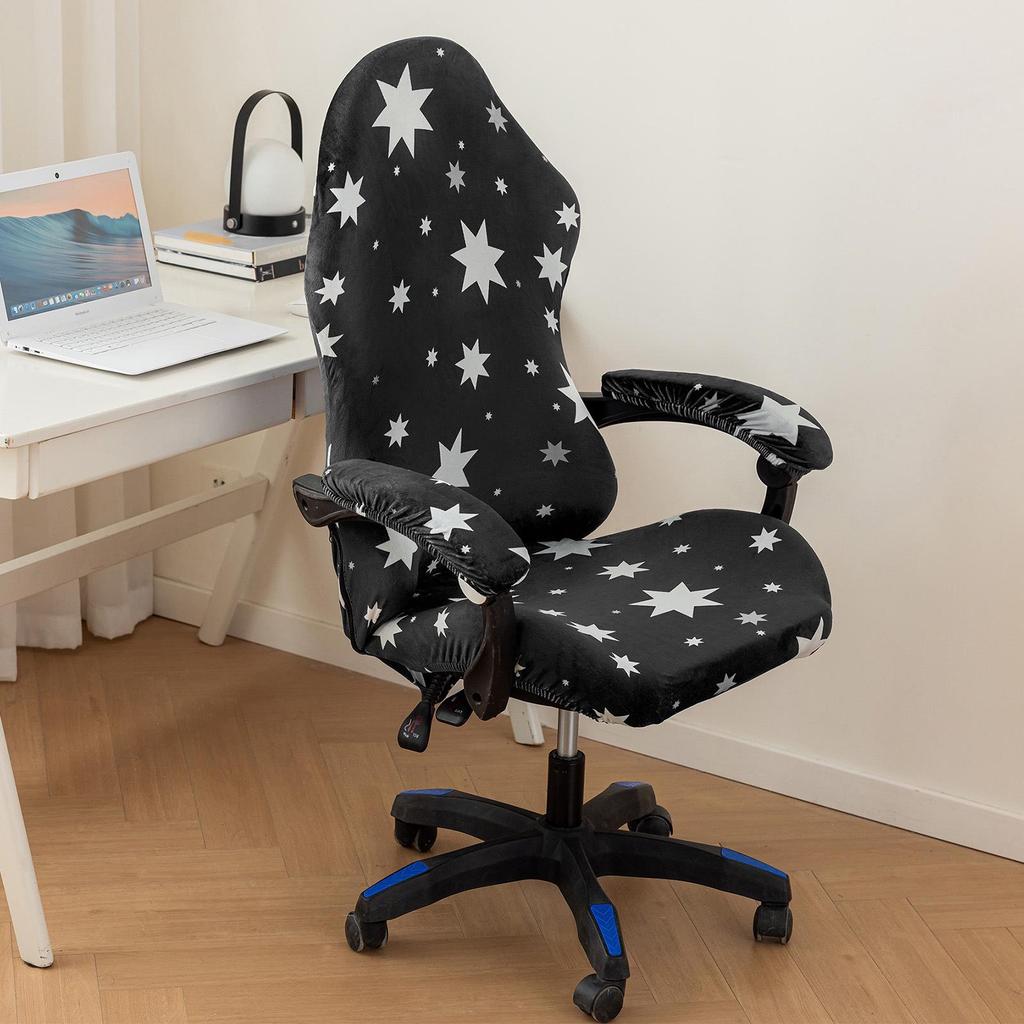 Чехол для игрового кресла Silver Fox Velvet: Пылезащищенный, эластичный, идеально подходит для офисных кресел или кресел интернет-кафе.