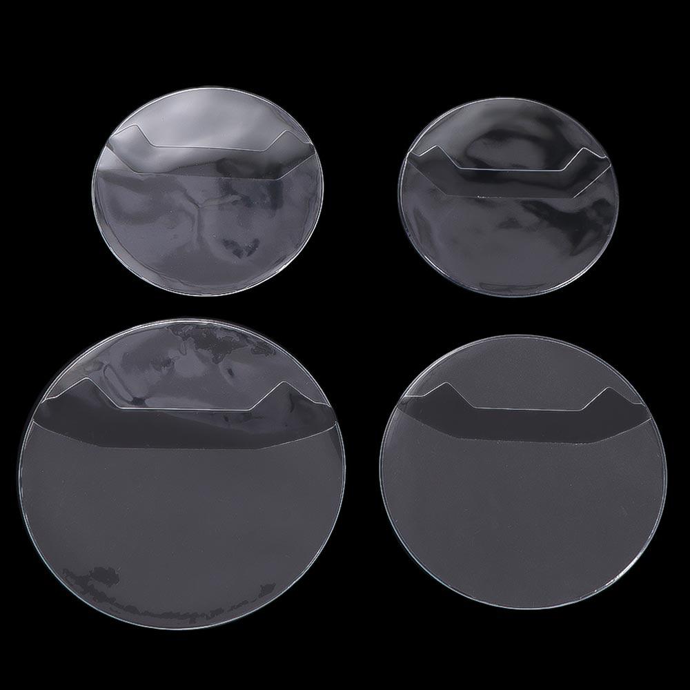 5Pcs Anime Badge Display Sleeve Transparent Badge Protective Sleeve Ita Bag Pin Case Storage Case
