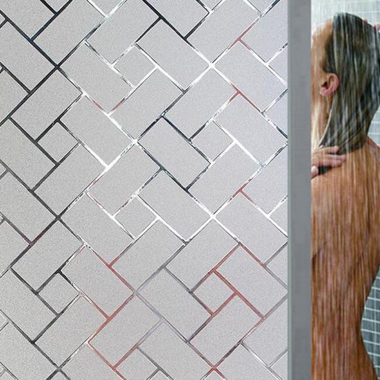 Yousheng матовая оконная пленка Защита конфиденциальности Съемный контроль тепла УФ-защита от солнца Статическое стеклянное покрытие цепляется за домашнюю дверь ванной комнаты Декоративная пленка