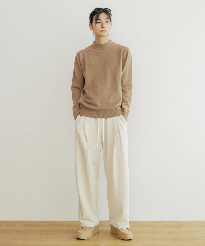 NUBINDA Washable Half Turtleneck Knit [8 Colors]