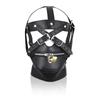 Black Bule PU Leather Cosplay Masks Headgear Mouth Zipper Mask Hood Head Harness For Women Men Halloween Party Masks