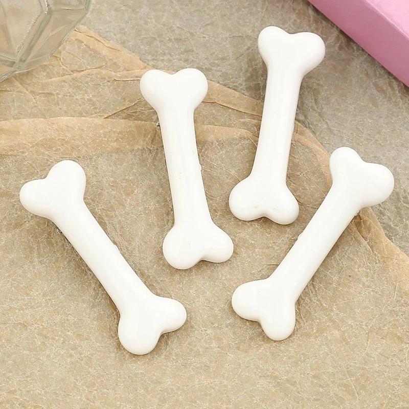 4 шт. Милая заколка для волос в форме собачьей косточки, Модный головной убор, который носят сбоку, Универсальный и декоративный аксессуар для волос-чудо