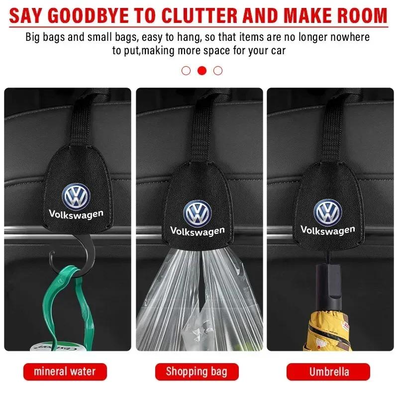 Portable Multifunction Car Seat Headrest Hook Multi-Function For Volkswagen Golf GTI MK1 MK2 MK3 MK4 MK5 MK6 MK7 MK8