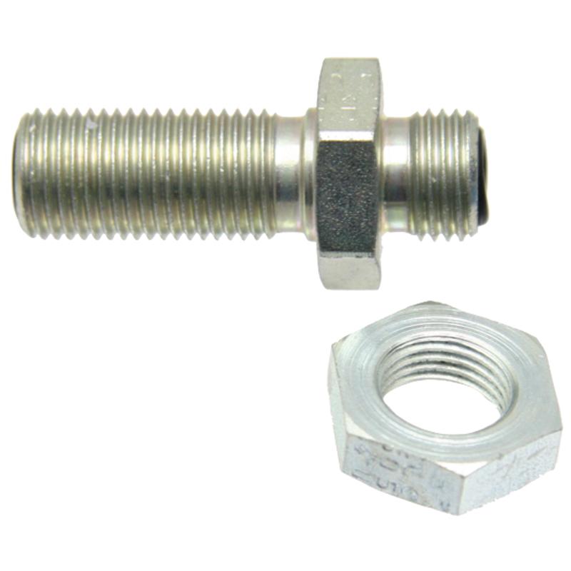 Straight hydraulic bulkhead connector 13/16" 630bar