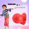 Good-3Pcs Red Clown Nose Honking Squeaking Clown Nose With Elastic Rope For Adults Halloween Cosplay Costume Accessories
