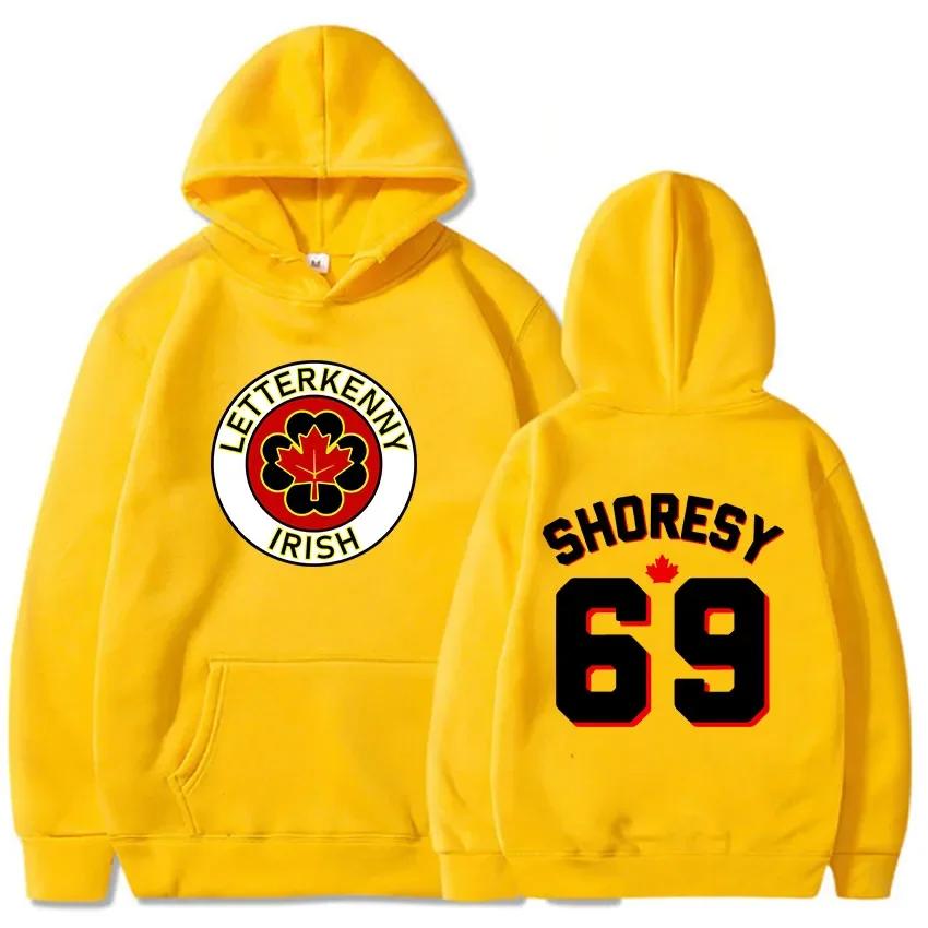 Уличная одежда Женские/Мужские Худи Shoresy69 Садбери Голубые Бульдоги Толстовка Хип-Хоп Зимние Худи с Капюшоном Повседневная Толстовка для Девушек