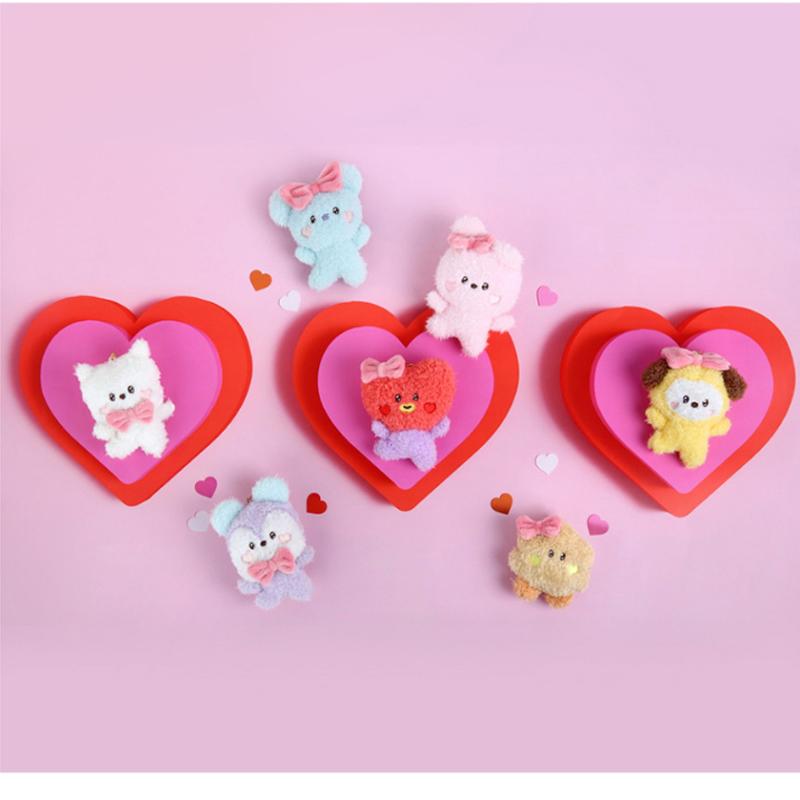 Официальный брелок для куклы BTS BT21 mini LOVELY PLUSH, аутентичный