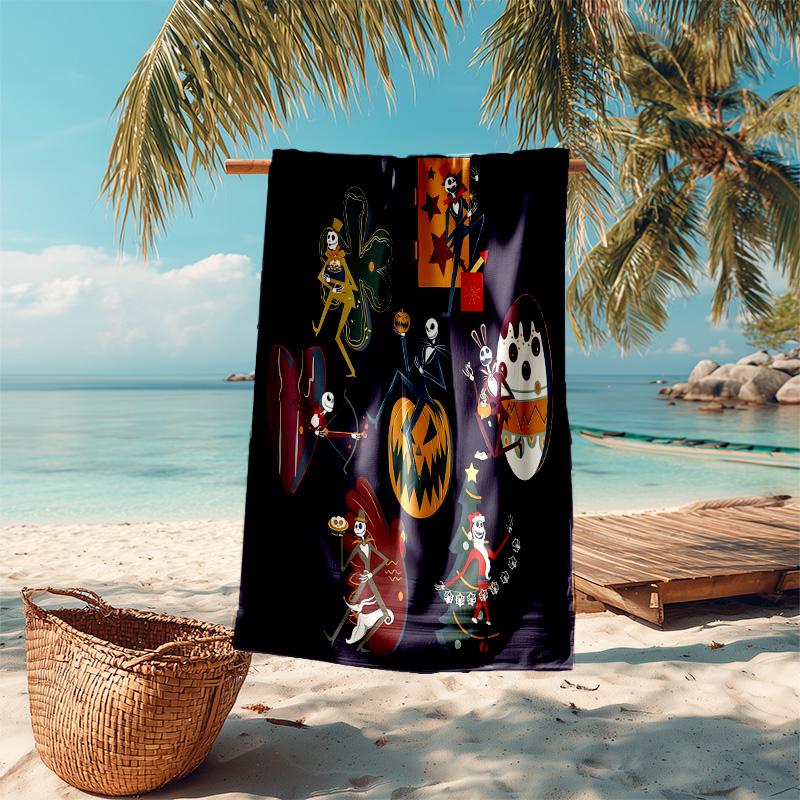 1pc Day Dead Celebration Microfiber Beach Towels Quick Dry Towel Sand Beach Towels Pool for Travel Swim Pool. S7290167