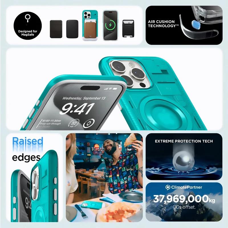 Роскошный классический чехол C1 Magsafe для iPhone15 16 Pro Max 13 14 16pro Ultra Hybrid AC1 жесткий магнитный защитный чехол с коробкой