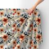 Royal Samt Stoff Polyester Zum Nähen - Motiv Blumen - Rdx2215