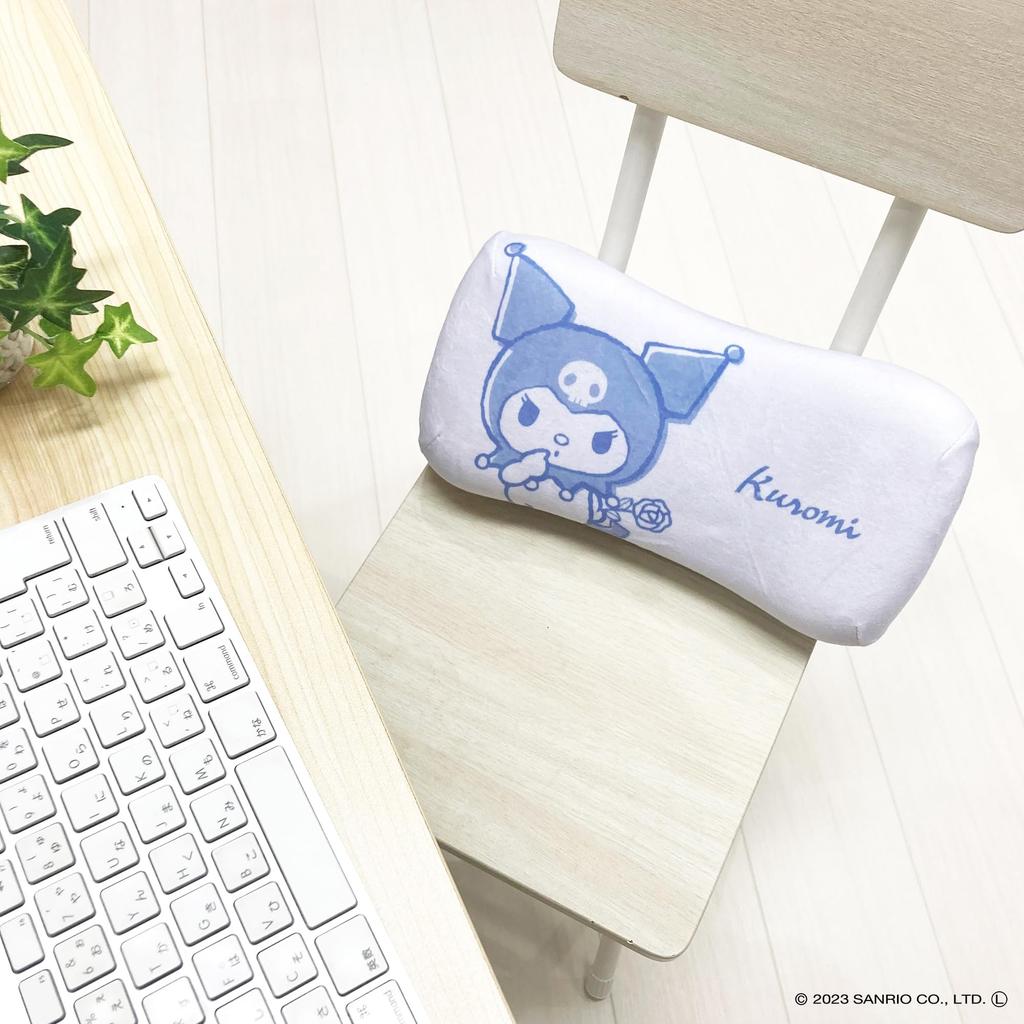 MORIPiLO Morishita подушка с эффектом памяти Sanrio Kuromi-chan пастельно-фиолетового цвета 15x31 см, поддерживающая талию, поддерживающая спину, мягкая игрушка-подушка 4621197