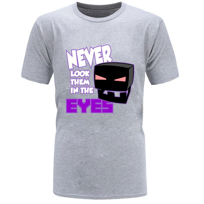 EnderUnisex Eyes Game Tshirts Funny Design New Normal Fall Tops Shirt Good Quality Birthday Tee Shirt Boy Cotton Fabric