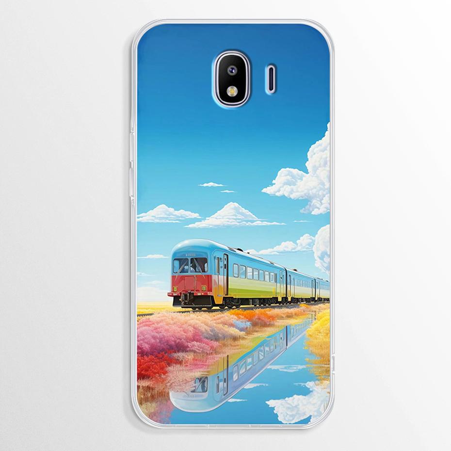 Мраморный чехол для Samsung Galaxy J4 2018 Чехол J400 J400F Мягкая ТПУ крышка для Samsung Galaxy J4 Plus J 4 J4+ Чехол J415F Fundas Чехол