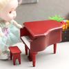 Деревянное украшение модели фортепиано 1:12. Миниатюрная мебель для кукольного домика, украшение для домашней сцены