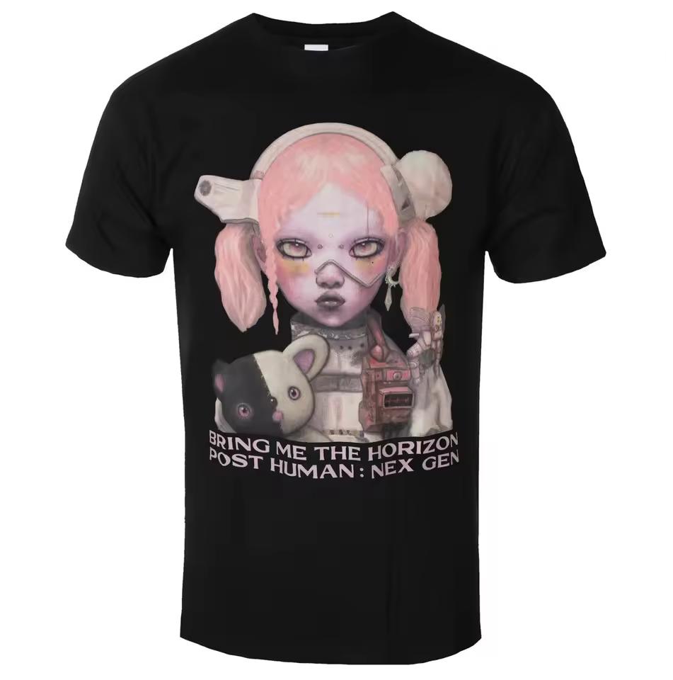 Bring Me The Horizon Post Human Nex Gen Doll Graphic Tee Classic Metalcore Streetwear Casual Unisex