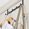 Coat Hat Organizer Towel Holder Over-The-Door Hook Hanger Hanging Shelf Storage Rack