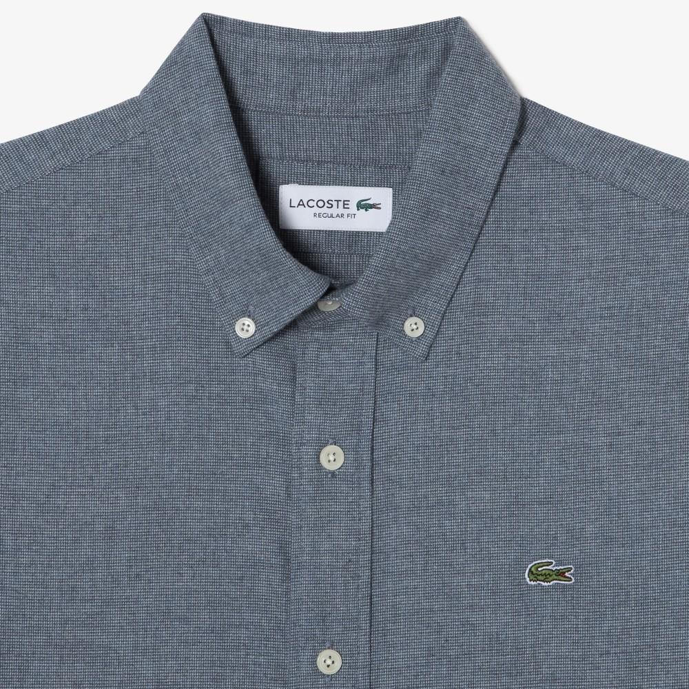 Lacoste Мужская фланелевая клетчатая рубашка CH300E-55N166