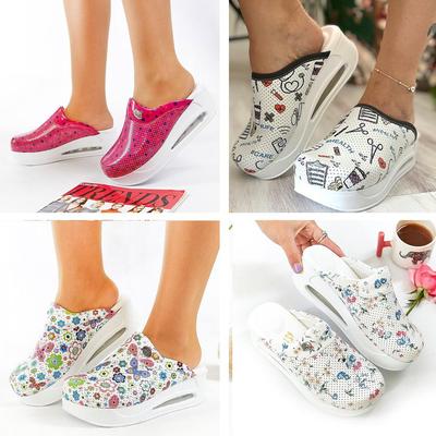 Женские тапочки, новые ортопедические туфли Sabo, сандалии, медсестра, доктор, больница, медицинские повседневные качественные мягкие удобные нескользящие сабо