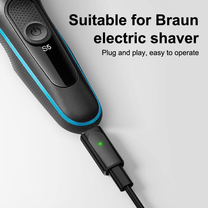 Адаптер-зарядное устройство Type-C для бритвы для Braun Series 3 5 7 9 Xt Hc Триммер для бороды Адаптер для зарядки Преобразователь для Braun Series